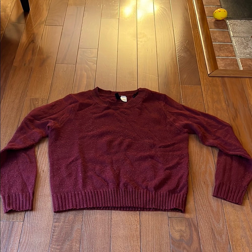 Women's Burgundy Sweater